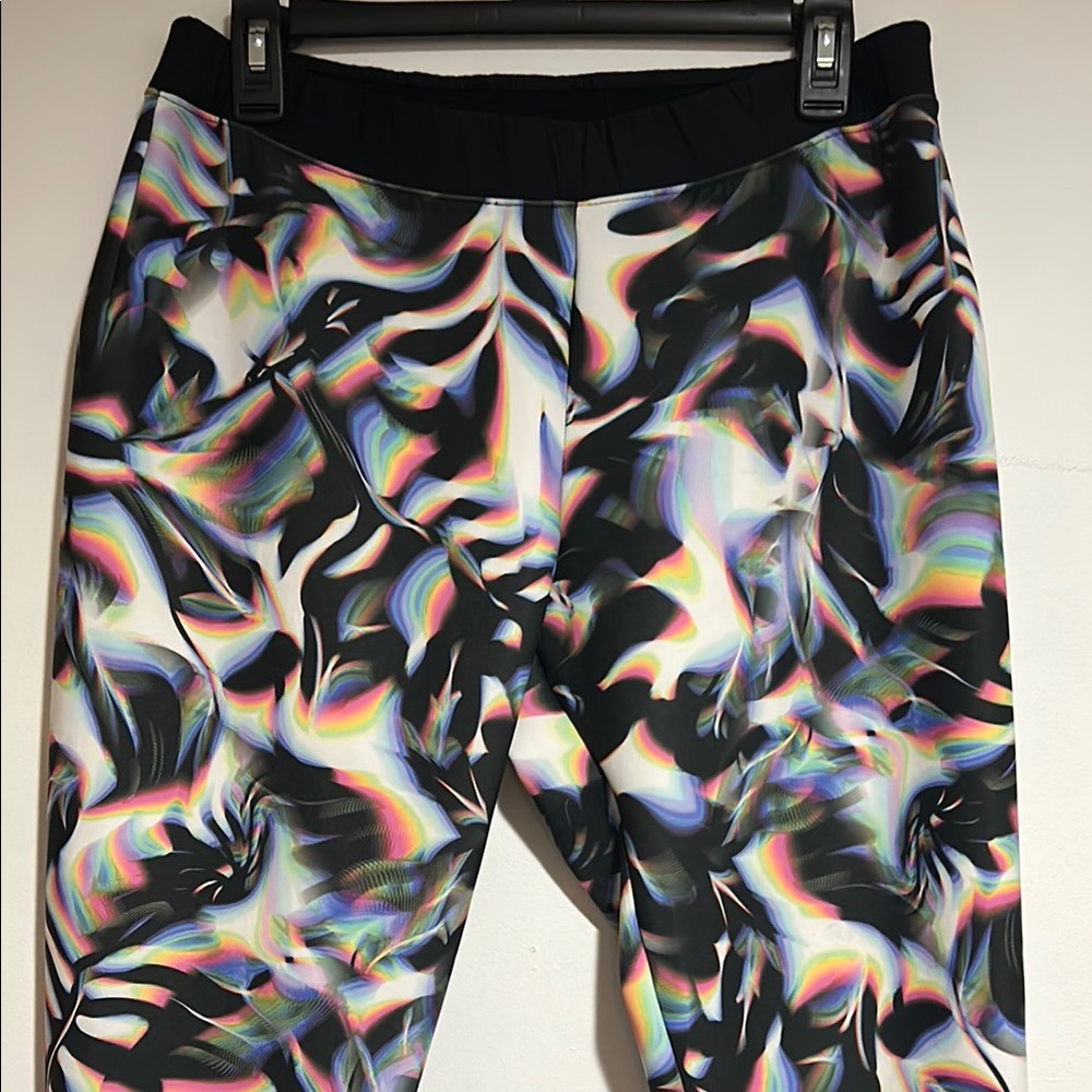 Nike Multicolor Patterned Bottoms Euc Workout Pan… - image 1